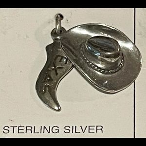 930 Sterling Silver hat and Texas Horn.